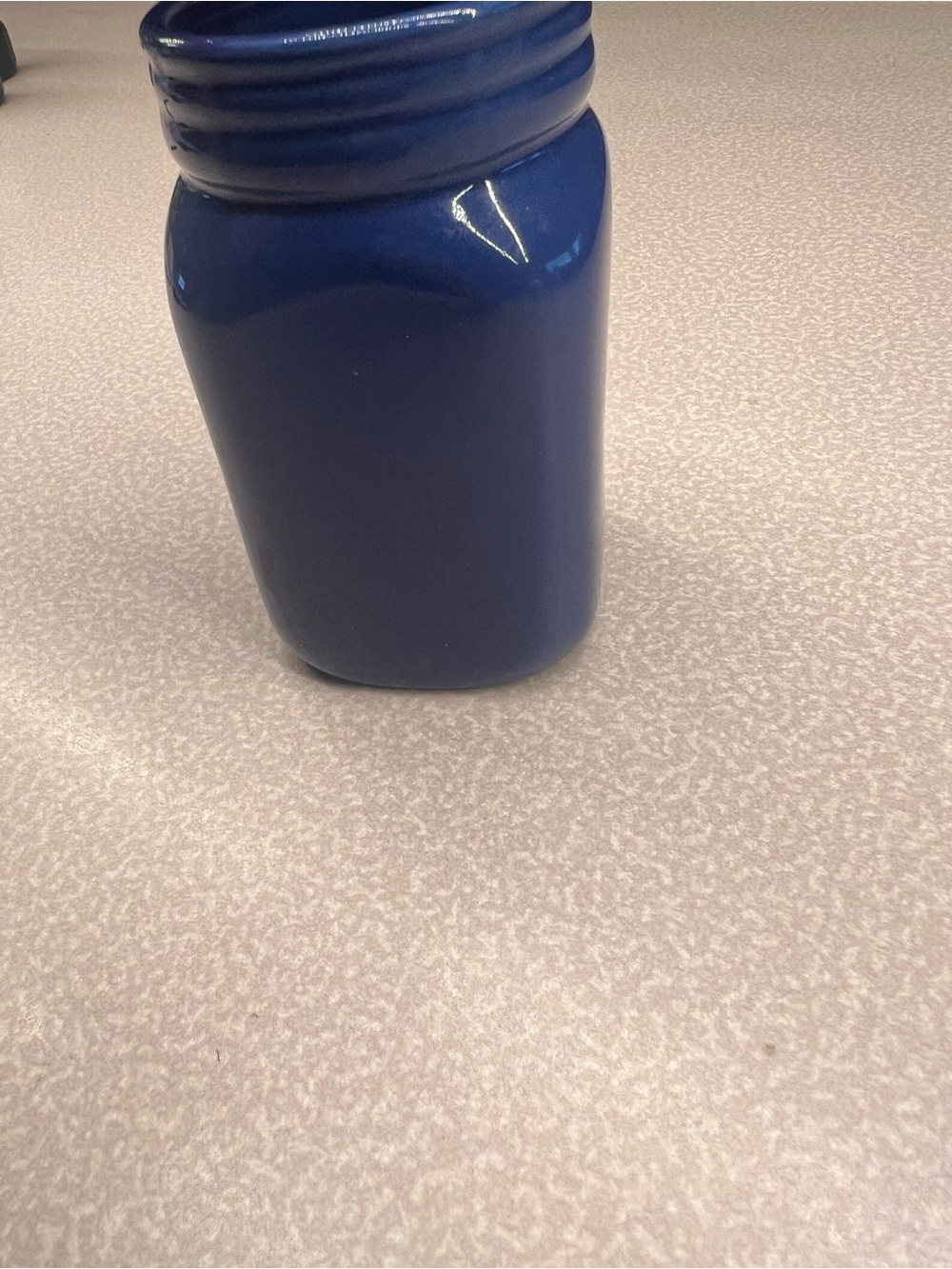 Blue  Mason style  Candle - Unbranded